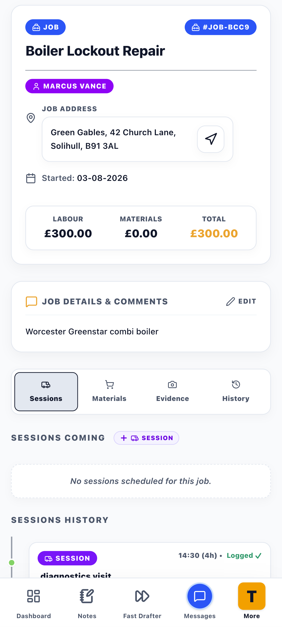 Job & Logs detail